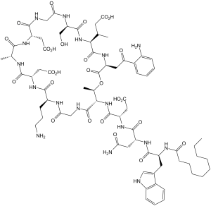 Daptomycin CAS#103060-53-3 APExBIO貨號A1206