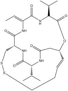 Romidepsin (FK228, depsipeptide)）CAS#128517-07-7 APExBIO貨號A8173
